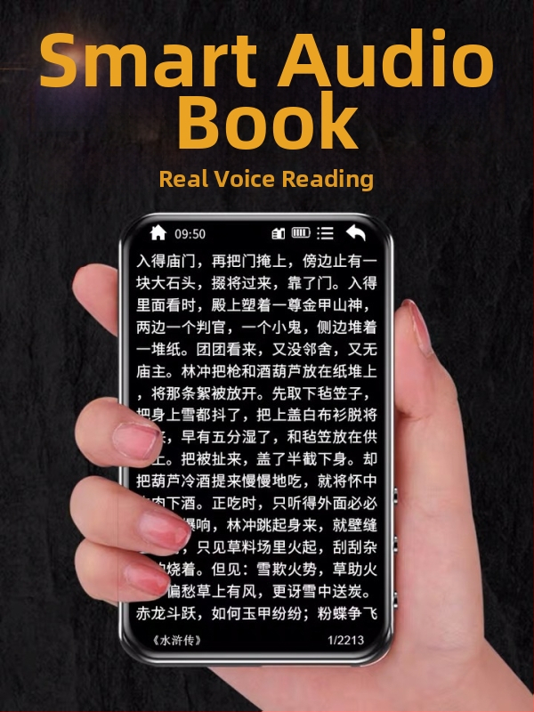 Bluetooth MP3 prehrávač s dotykovým displejom, podpora TF karty, USB 2.0, FM rádio a nahrávanie