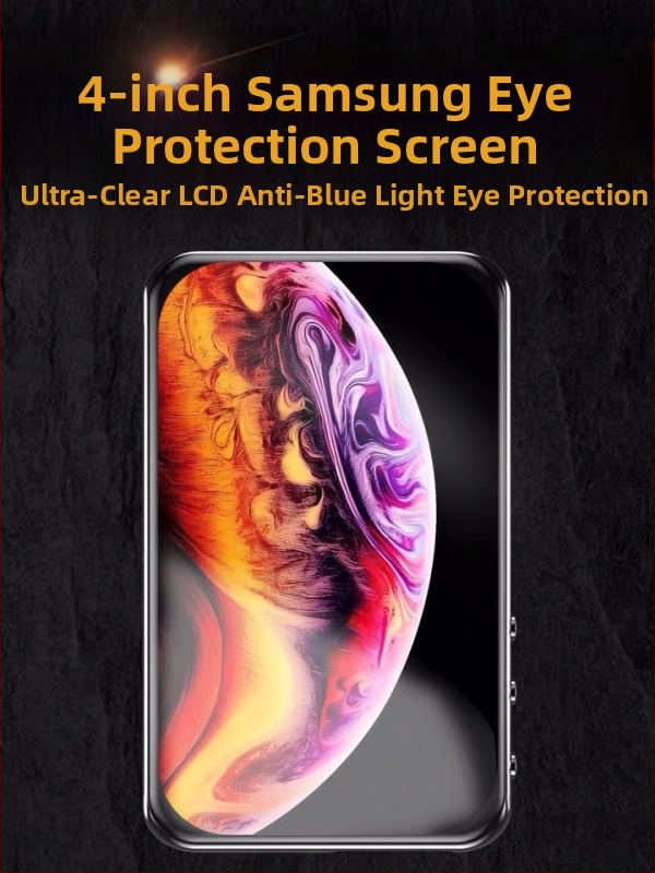 Bluetooth MP3 prehrávač s dotykovým displejom, podpora TF karty, USB 2.0, FM rádio a nahrávanie