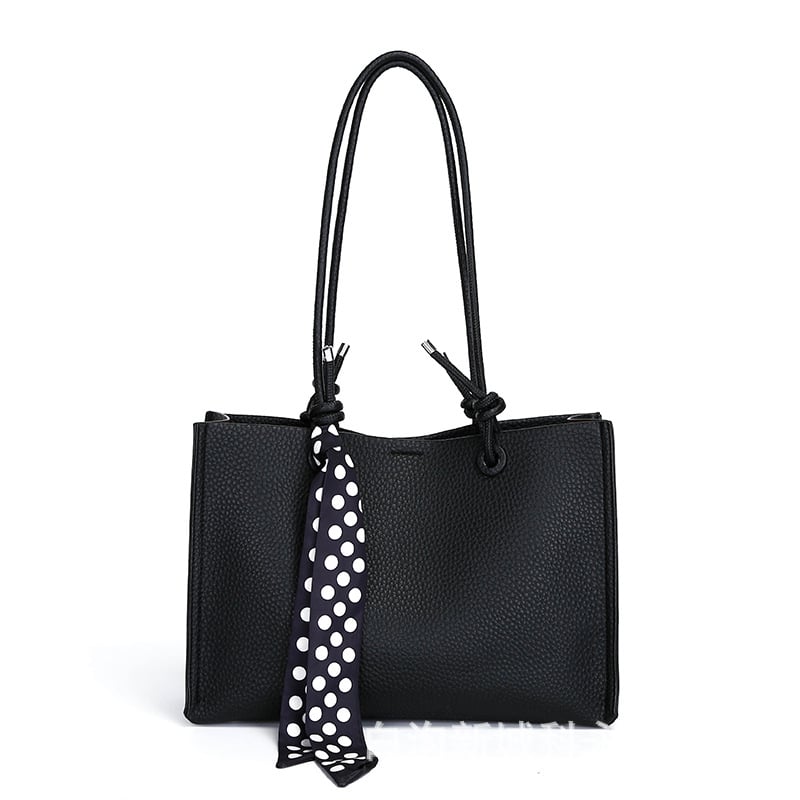 Geantă Tote din PU, formă orizontală pătrată, închidere magnetică, căptușeală poliester, buzunare interioare: fermoar, telefon, ID, cameră