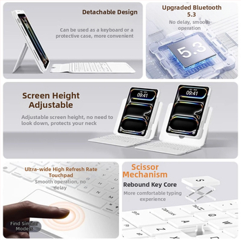 Ifacemall Tastatură Bluetooth fără fir pentru iPad