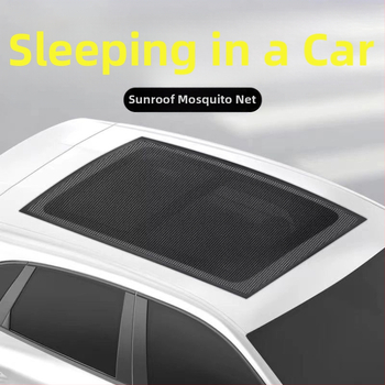 Sieť pre slnečný strešný otvor automobilu, polyester, univerzálny, priehľadný, zavesiteľný