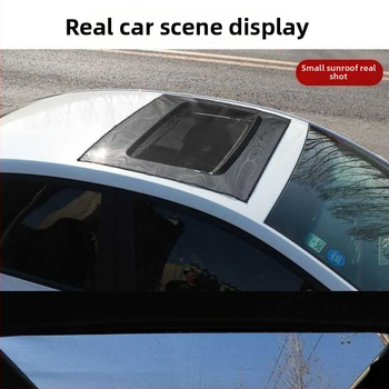 Sieť pre slnečný strešný otvor automobilu, polyester, univerzálny, priehľadný, zavesiteľný
