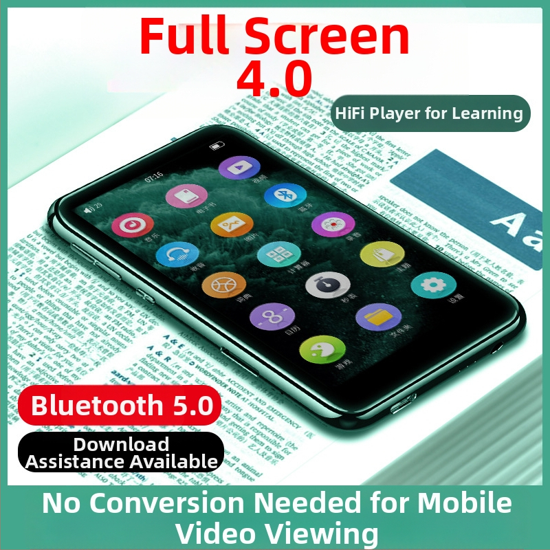 Conodo hudobný prehrávač s Bluetoothom, dotykovým displejom, podpora TF karty, USB 3.0, MP3/WMA/OGG/FLAC/APE formáty