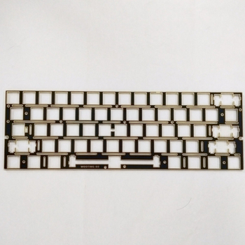 Pielāgota pozicionēšanas plāksne Wooting60-he 60 taustiņu hot-swappable tastatūrām | CNC apstrāde, elektroplēšana | Magnētiska un mehāniska ass pozicionēšana | Saderīga ar Wooting60, Win60, Fire60 | Svars 0.2 kg