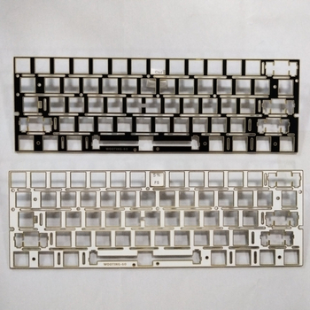 Pielāgota pozicionēšanas plāksne Wooting60-he 60 taustiņu hot-swappable tastatūrām | CNC apstrāde, elektroplēšana | Magnētiska un mehāniska ass pozicionēšana | Saderīga ar Wooting60, Win60, Fire60 | Svars 0.2 kg