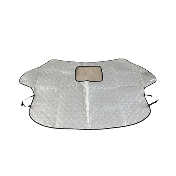 Protecție auto împotriva zăpezii cu montaj telescopic, folie de aluminiu, instalare pe partea din față, personalizare disponibilă