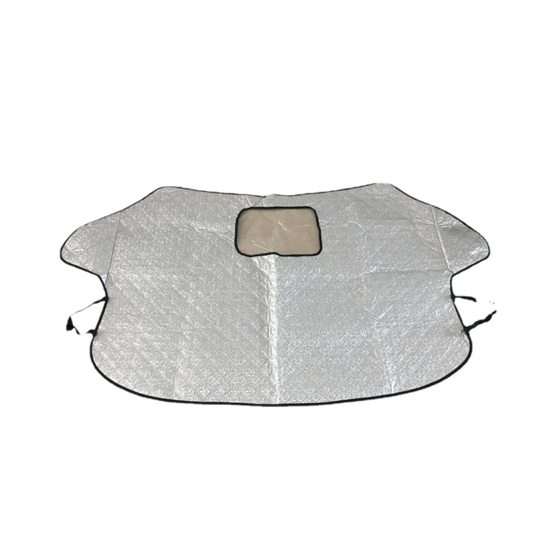 Protecție auto împotriva zăpezii cu montaj telescopic, folie de aluminiu, instalare pe partea din față, personalizare disponibilă