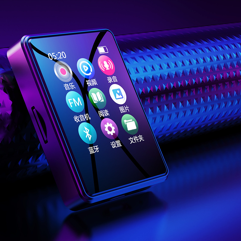 Φορητός MP3/MP4 player με οθόνη αφής και Bluetooth – Υποστήριξη TF κάρτας, AVI βίντεο, έως 8 ώρες αναπαραγωγής