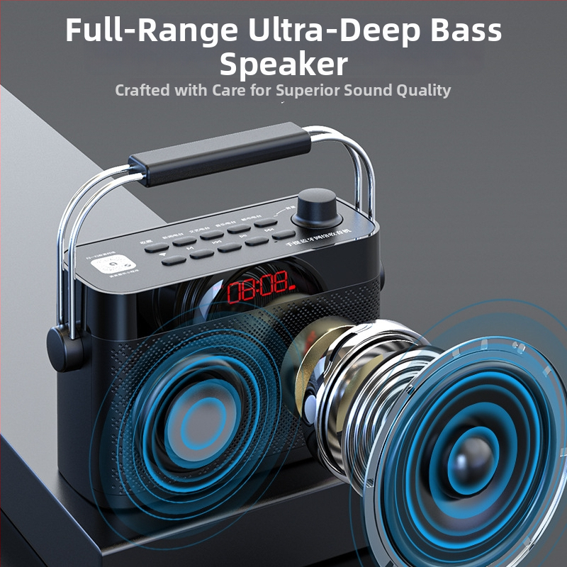 S100 Wi‑Fi internetové rádio – plnohodnotné digitálne ladenie, 10W RMS, Bluetooth/MP3/WMA, batéria 3000mAh