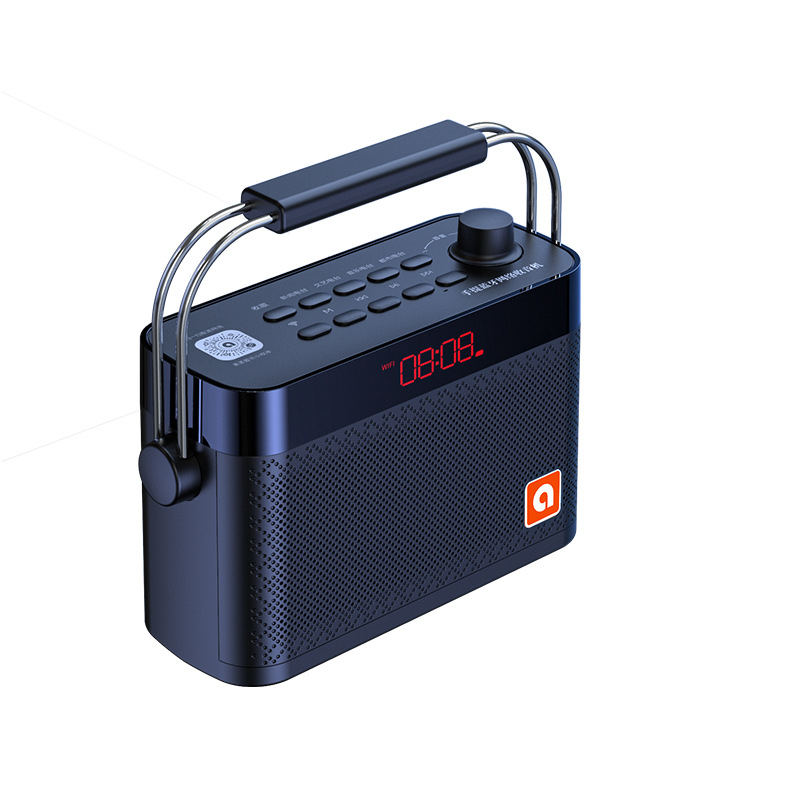 Radioul Wi‑Fi S100 – reglaj digital pe bandă completă, 10W RMS, Bluetooth/MP3/WMA, baterie 3000mAh