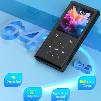 HiFi MP3 player με οθόνη αφής και εξωτερικό ηχείο, υποστήριξη κάρτας TF, Bluetooth, ραδιόφωνο FM, αναπαραγωγή βίντεο και ανάγνωση μυθιστορημάτων