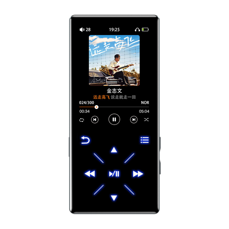 HiFi MP3 player με οθόνη αφής και εξωτερικό ηχείο, υποστήριξη κάρτας TF, Bluetooth, ραδιόφωνο FM, αναπαραγωγή βίντεο και ανάγνωση μυθιστορημάτων