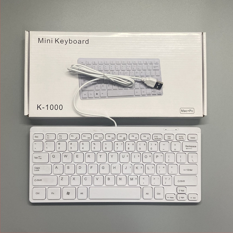 Laptop tipkovnica, 78 tipki, žični USB, ABS tijelo, kabel 1,39 m