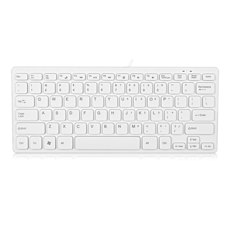 Tastatură pentru laptop, 78 taste, cablu, fără iluminare de fundal, ABS material