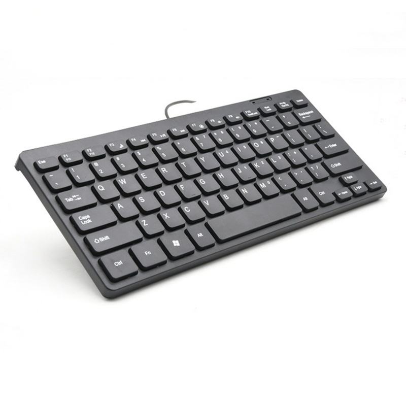 Tastatură pentru laptop, 78 taste, cablu, fără iluminare de fundal, ABS material