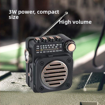 Mini multifunkčné rádio s Bluetoothom a slotom na kartu, MP3 podpora, model M8, FM/AM/SW