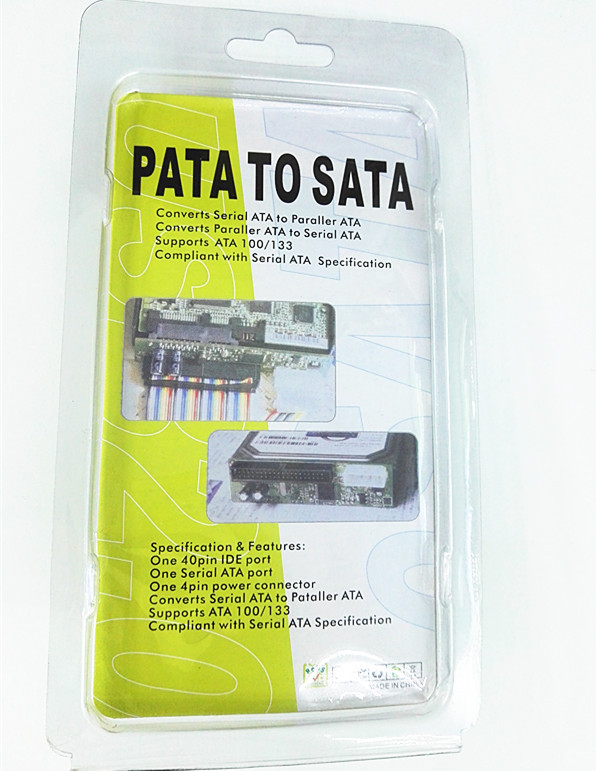 IDE към SATA конвертор карта — 40-пинов IDE, USB към сериен интерфейс, JM20330 чип, 480 Mbps, модел PCI-12