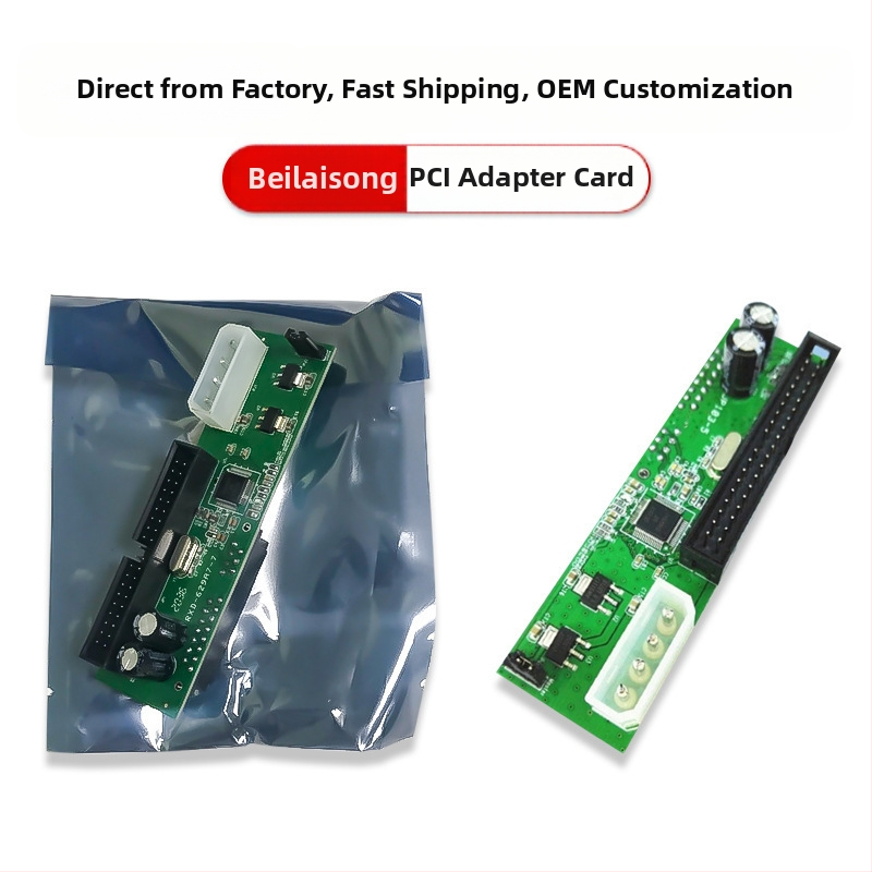 IDE na SATA konvertorová karta — 40-pin IDE, USB na sériový port, čip JM20330, 480 Mbps, model PCI-12