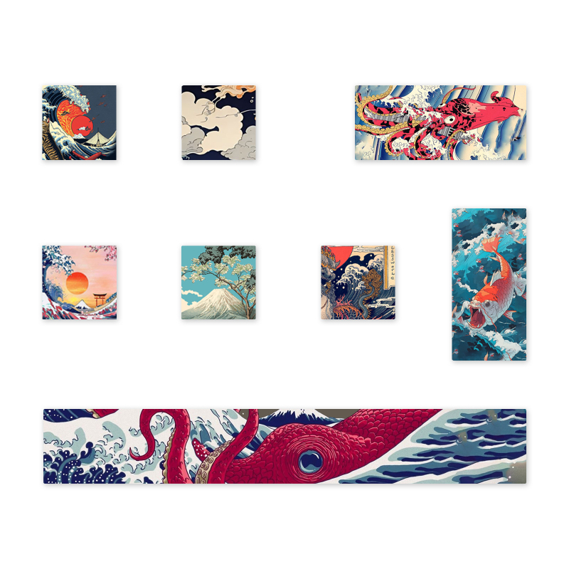 Sublimācijas taustiņkapis spacebaram, Coral Sea modelis, plastmasas materiāls, saderīgs ar mehāniskajām tastatūrām, 48 g, produkta kods 20250626