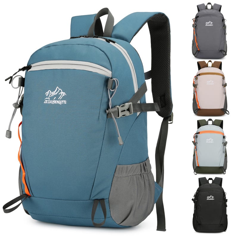 Unisex planinarski ruksak, vodootporan, najlon, kapacitet 20-35L, zakrivljene naramenice