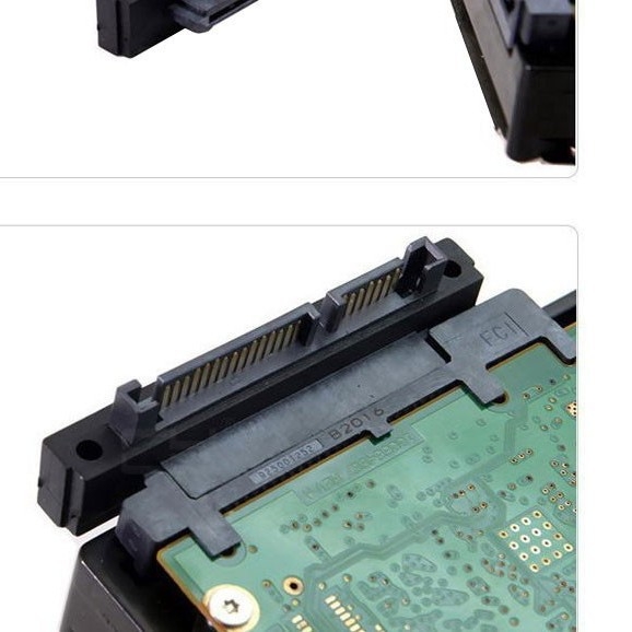 90-градусов SATA адаптер за твърд диск, прав ъгъл, 22P, 7+15 щифтове, мъжки към женски