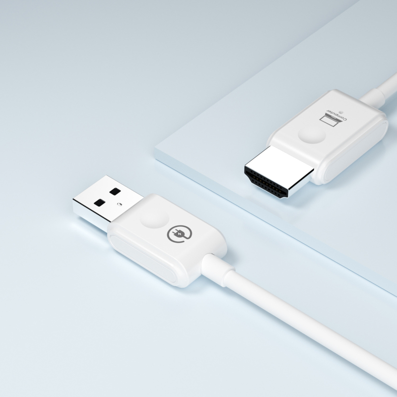 CS6 Bezvadu HDMI raidītājs un uztvērējs, 1080p ekrāna atspoguļojums, Plug‑and‑Play HDMI paplašināšanas komplekts, raidītājs un uztvērējs, saderīgs ar iOS/Android/Windows