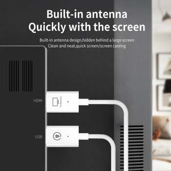 GS6 Bežični HDTV Uređaj za projekciju zaslona - HDMI 1080p, Plug-and-Play P2P