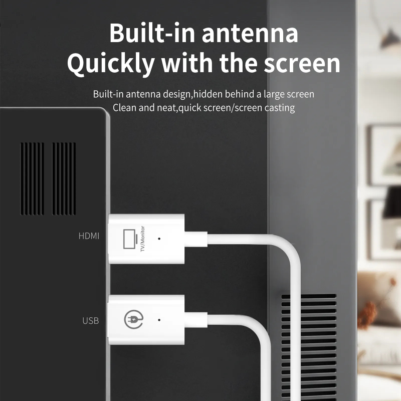 GS6 Bežični HDTV Uređaj za projekciju zaslona - HDMI 1080p, Plug-and-Play P2P