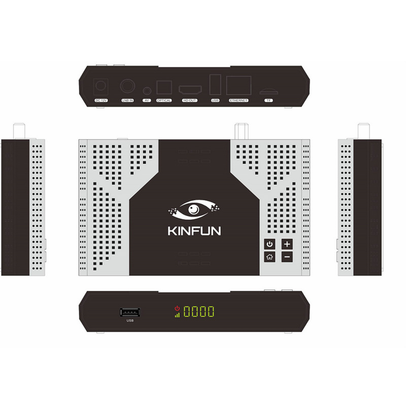 Kinfun TV Box με Android, RK3528 επεξεργαστής, 2 GB RAM, αποθήκευση 16/32/64 GB, HDMI έξοδος