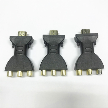 HDMI към AV адаптер, HDMI вход към AV изходи, дизайн с едно гнездо