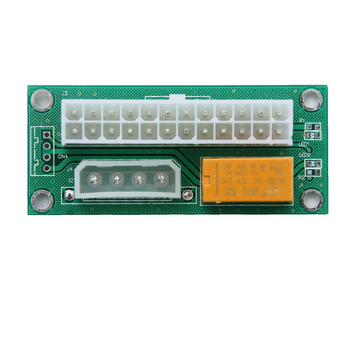 EZ Zeus EZ0304 24-pinová adaptér karta pre dvojité napájanie so synchronizovaným štartom pre Add2Psu, 4-Pin