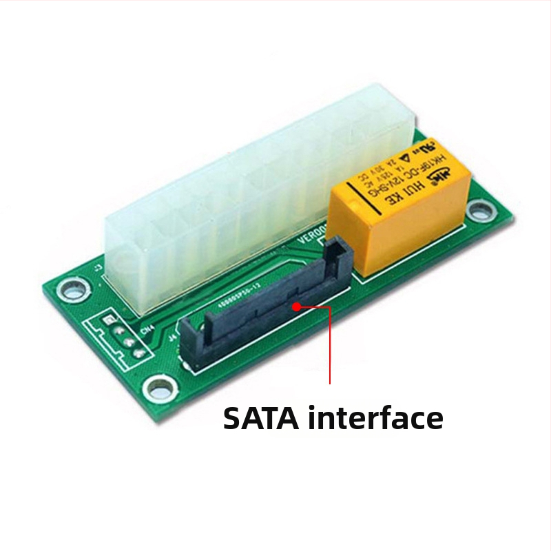 EZ Zeus EZ0304 24-pinová adaptér karta pre dvojité napájanie so synchronizovaným štartom pre Add2Psu, 4-Pin