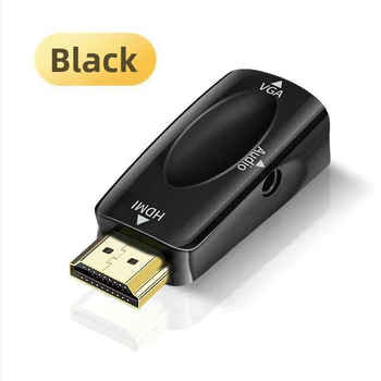 HDMI samec na VGA samicu konvertor, adaptér pre monitor/projektor/TV s audio