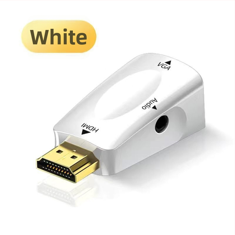 HDMI samec na VGA samicu konvertor, adaptér pre monitor/projektor/TV s audio