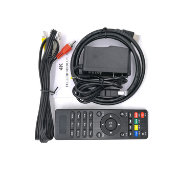 Player media 4K HD cu procesor RK3229, 4GB RAM, 8GB ROM, stocare de până la 2TB, ieșire 3840x2160, redare USB/TF, buclă la pornire automată, orientare portret/peisaj