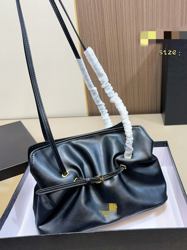 Geantă Tote din piele naturală, stil urban simplu, toamnă 2025, formă orizontală pătrată, închidere magnetică