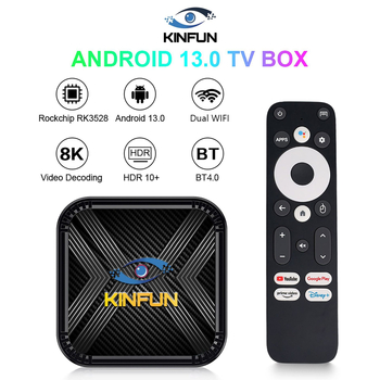 Android TV box Kinfun K2 — 4K, 256 MB RAM, 16/32 GB interné úložisko, HDMI rozhranie