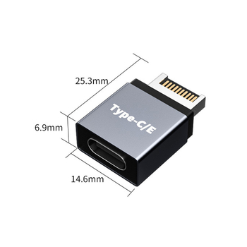 Hengyue HYZ602 adaptor USB-C spre Type-E, interfață USB 3.0, viteză 1000 Mbps