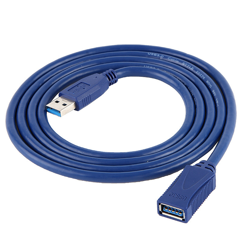 USB 3.0 produžni kabel, muški na ženski, bakreni vodovi i niklani konektori