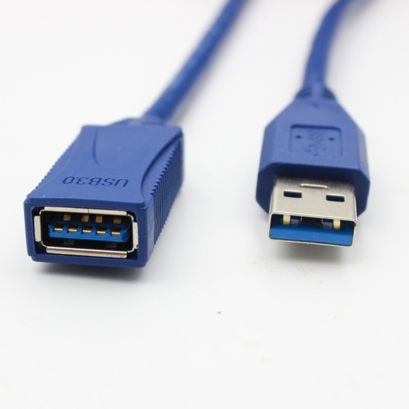 USB 3.0 produžni kabel, muški na ženski, bakreni vodovi i niklani konektori