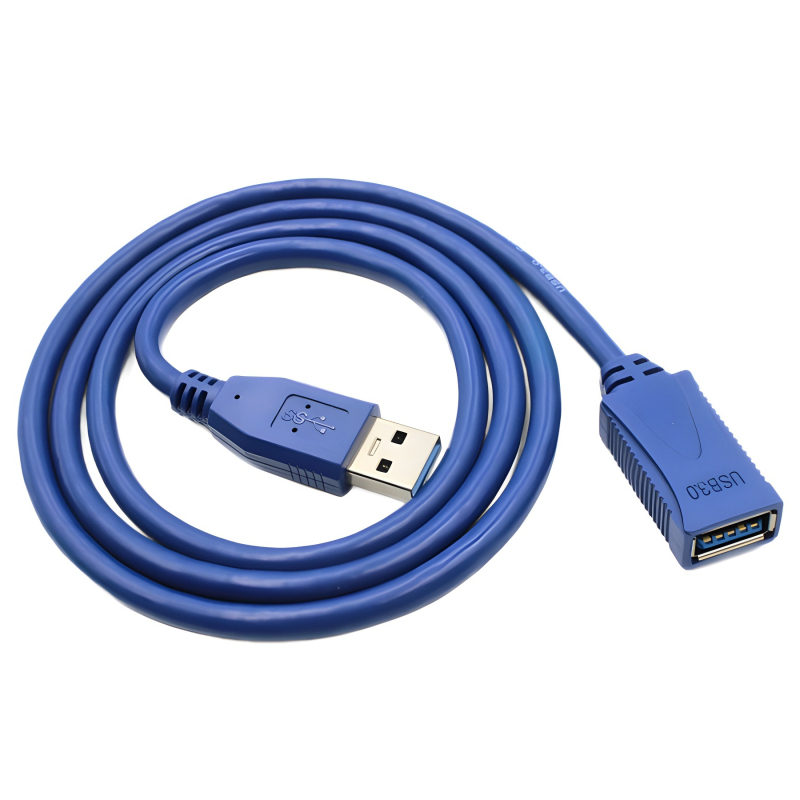 USB 3.0 produžni kabel, muški na ženski, bakreni vodovi i niklani konektori