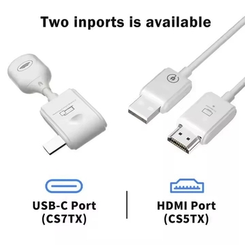 Bežični HDMI produžni kabel Point-to-Point za konferencije - Zrcaljenje zaslona Type-C, 1080p HDMI, 1GB memorija