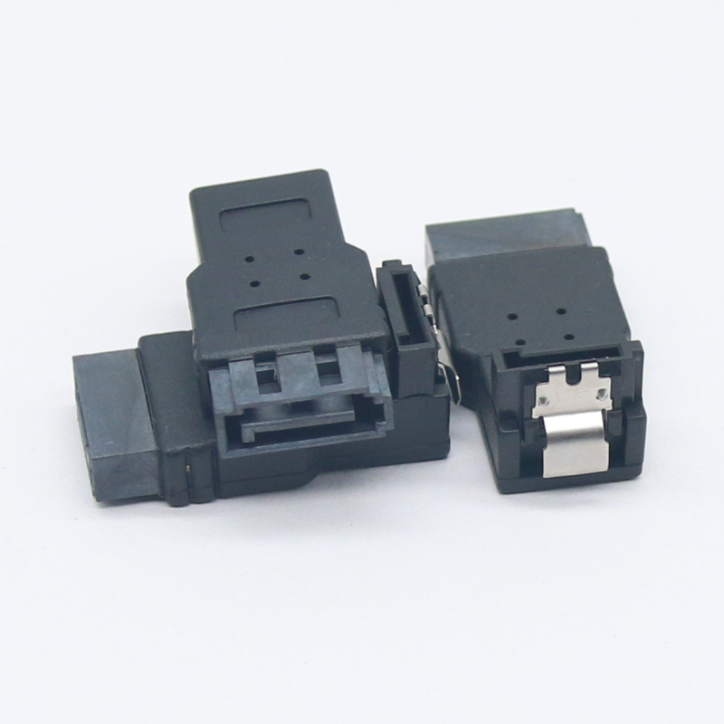 Adaptor SATA 180°/90° - cablu din cupru, lungime reglabilă, prelucrare personalizată