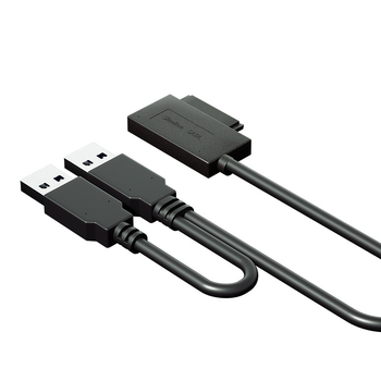 Καλώδιο εξωτερικού SATA σε USB 2.0, μήκος 50 cm, χαλκός πυρήνας, μία κεφαλή σύνδεσης