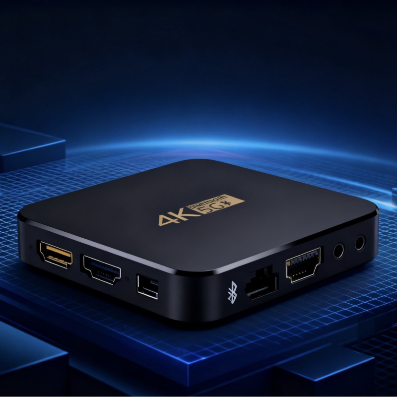 Сет-топ кутия с Android OS, осем-ядрен процесор, резолюция 1920x1080, 1GB RAM, вътрешен твърд диск