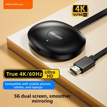 G26 bežični uređaj za projekciju zaslona, 4K izlaz, dvopojasni Wi‑Fi (5GHz), 2GB RAM, podrška TF kartici