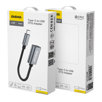 Unique L15T μετατροπέας Type-C προς USB OTG, USB-A θηλυκός για συσκευές Huawei