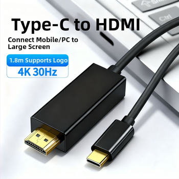 Kábel Type-C na HDMI – HDMI rozhranie, Cs5261 čip, meďové jadro
