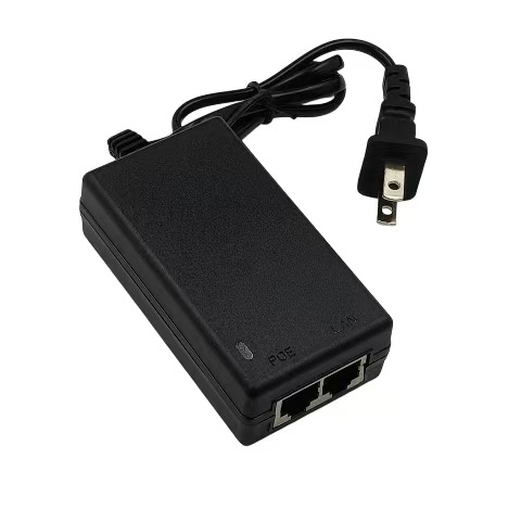 PoE asztali tápegység, 15–24 V DC, 1 A, kamerákhoz és set-top boxokhoz