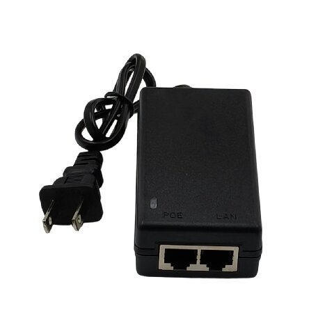 PoE asztali tápegység, 15–24 V DC, 1 A, kamerákhoz és set-top boxokhoz